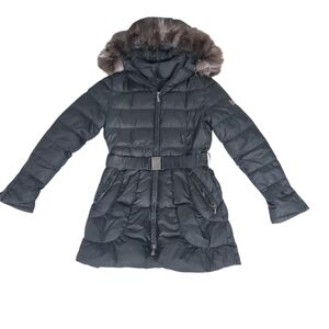 Black Dawn Levy Fox Fur Hood, Down Coat Size Small